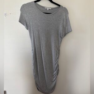 Gray Short Sleeve Women's Top
